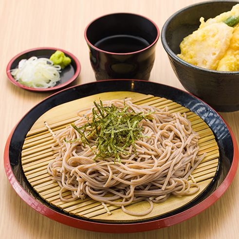 ざる・ミニ天丼セット