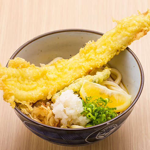 穴子天おろしぶっかけうどん