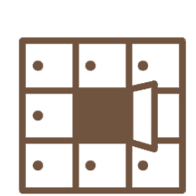 鍵付ロッカー